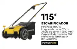 Bricomarché escarificador powerplus promoção