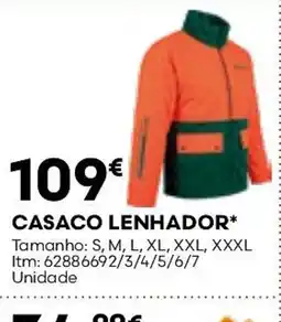 Bricomarché Casaco lenhador promoção