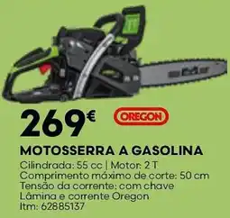 Bricomarché Motoserra a gasolina oregon promoção
