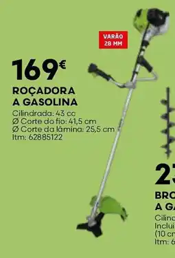 Bricomarché Roçadora a gasolina promoção