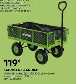 Bricomarché Carro de jardim promoção