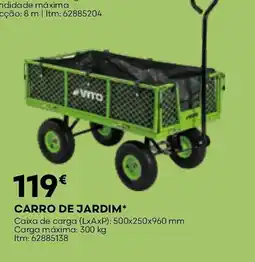 Bricomarché Carro de jardim vito promoção