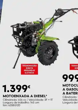 Bricomarché Motoenxada a diesel promoção
