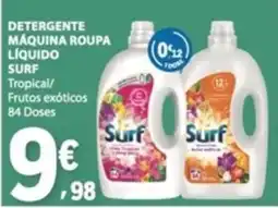 E.Leclerc Detergente máquina roupa líquido surf tropical/frutos exóticos promoção