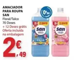 E.Leclerc Amaciador para roupa san floral/talco promoção