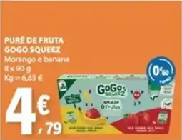 E.Leclerc Puré de fruta gogo squeeze promoção
