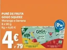 E.Leclerc Puré de fruta gogo squeeze promoção