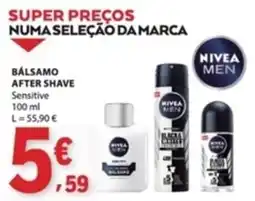 E.Leclerc Bálsamo after shave sensitive nivea men promoção