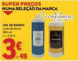 E.Leclerc Gel de banho leite de burra confiança promoção