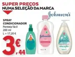 E.Leclerc Spray condicionador johnson's promoção