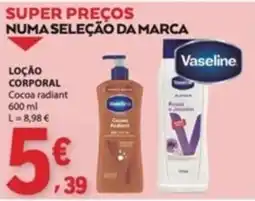 E.Leclerc Loção corporal vaseline promoção