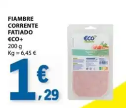 E.Leclerc Fiambre corrente fatiado eco+ promoção