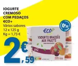 E.Leclerc Iogurte cremoso com pedaços eco+ promoção