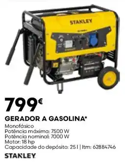 Bricomarché Stanley gerador a gasolina promoção