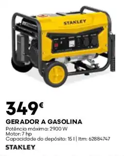 Bricomarché gerador a gasolina stanley promoção