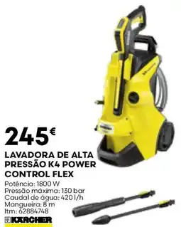 Bricomarché lavadora de alta pressão k4 power control flex karcher promoção