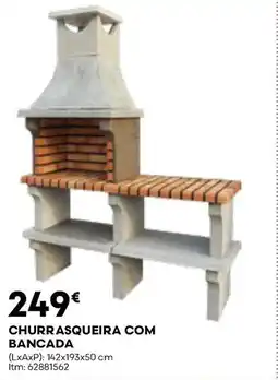 Bricomarché Churrasqueira com bancada promoção