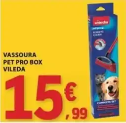E.Leclerc Vassoura pet pro box vileda promoção