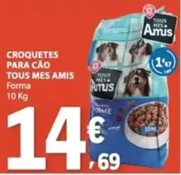 E.Leclerc Croquetes para cão tous mes amis promoção