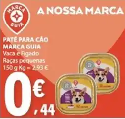 E.Leclerc Paté para cáo marca guia promoção