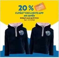 E.Leclerc Sweat lilo & stitch promoção