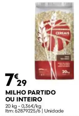 Bricomarché Cereais milho partido ou inteiro promoção