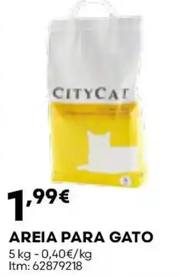 Bricomarché Citycat areia para gato promoção
