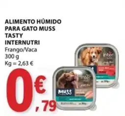 E.Leclerc Alimento humido para gato muss tasty internutri promoção