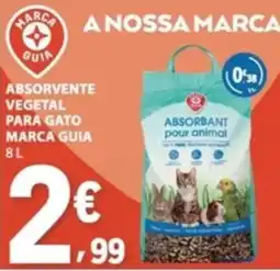 E.Leclerc Absorvente vegetal para gato marca guia promoção