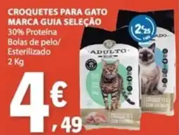 E.Leclerc Croquetes para gato marca guia seleção promoção