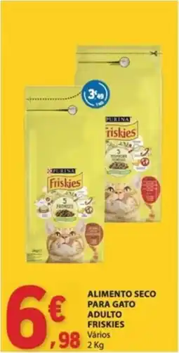E.Leclerc Alimento seco para gato adulto friskies promoção