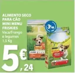 E.Leclerc Alimento seco para cão mini menu friskies promoção