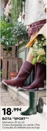 Bricomarché Bota sport promoção