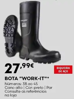 Bricomarché Bota work-it promoção