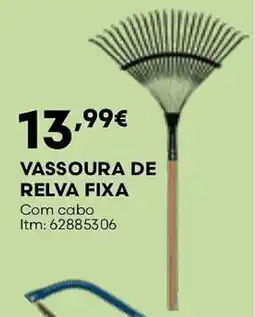 Bricomarché Vassoura de relva fixa promoção