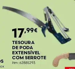 Bricomarché Tesoura de poda extensivel com serrote promoção