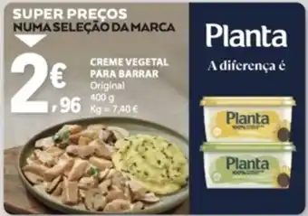 Creme vegetal para barrar planta original