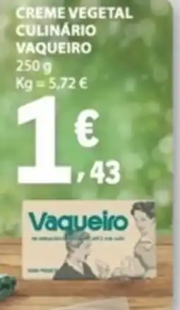 E.Leclerc Creme vegetal culinário vaqueiro promoção