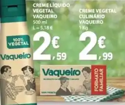 E.Leclerc Creme líquido vegetal vaqueiro promoção