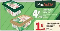 E.Leclerc Creme vegetal para barrar pro-activ promoção