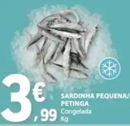 E.Leclerc Sardinha pequena/petinha congelada promoção