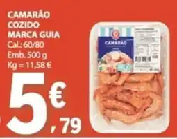 E.Leclerc Camarão cozido marca guia promoção