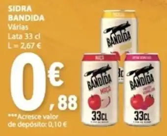 E.Leclerc Sidra bandida promoção
