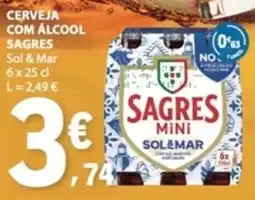 E.Leclerc Cerveja com álcool sagres promoção