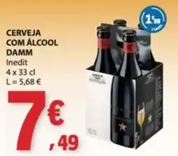 E.Leclerc Cerveja com álcool damm inedit promoção