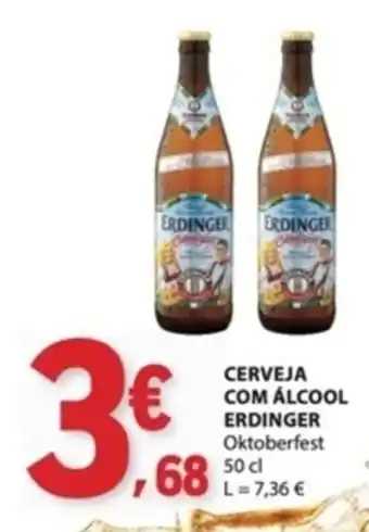 E.Leclerc Cerveja com álcool erdinger promoção