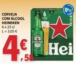 E.Leclerc Cerveja com álcool heineken promoção