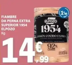 E.Leclerc Fiambre da perna extra superior 1954 elpozo promoção
