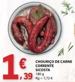 E.Leclerc Chouriço de carne corrente sicosta promoção