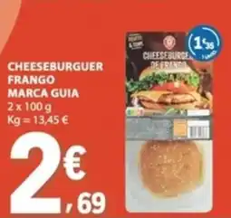 E.Leclerc Cheeseburger frango marca guia promoção